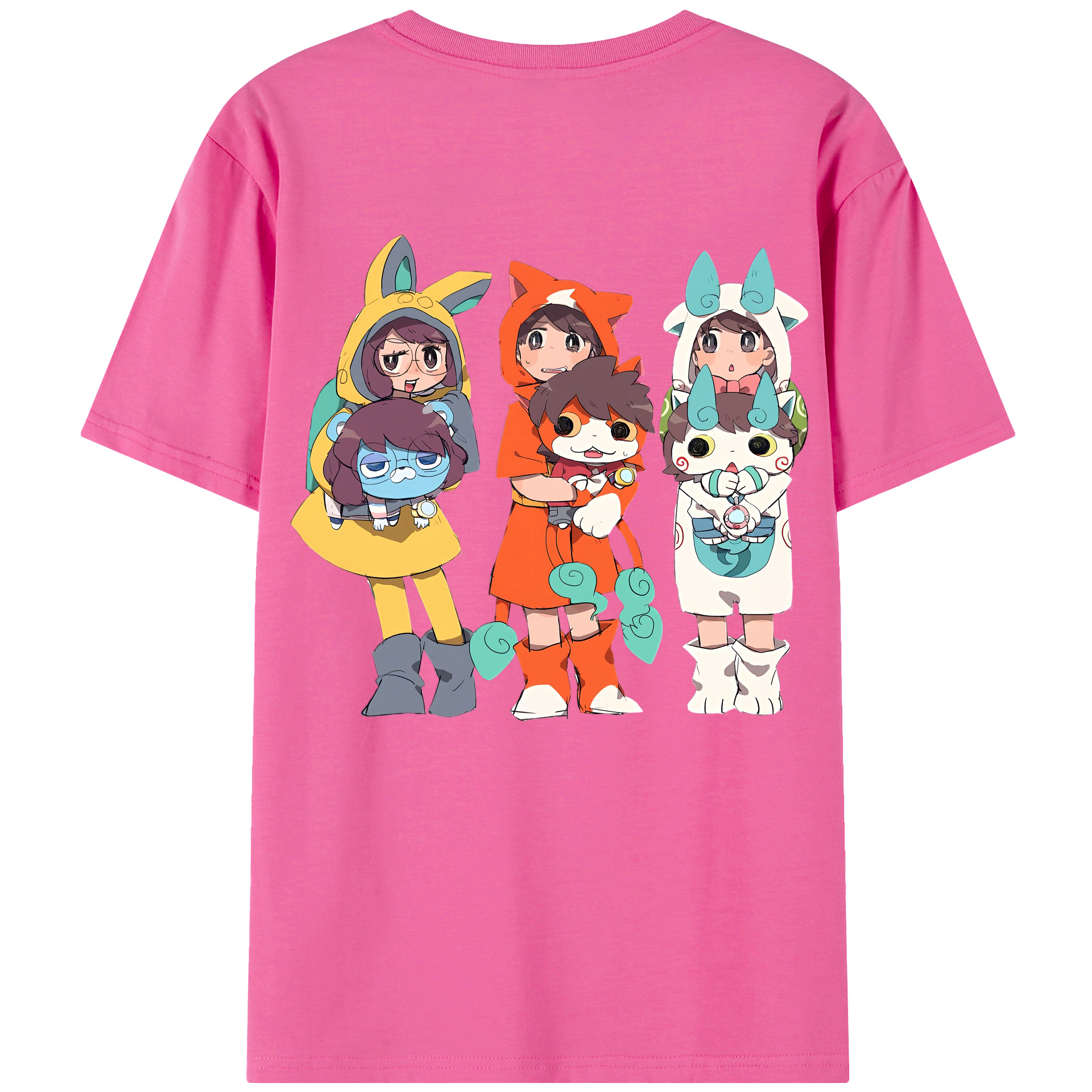 （画像用） 妖怪ウォッチ Yo-kai Watch レディース半袖Tシャツ(バックプリント)